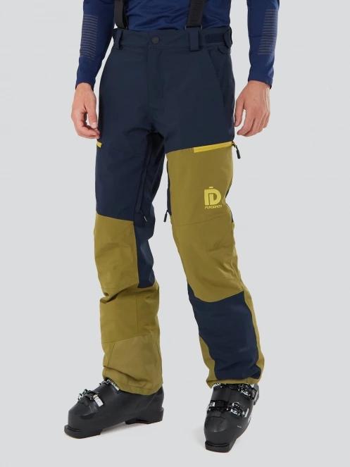 Fundango Teak Colourblock Pants męski spodnie narciarskie zielony 2