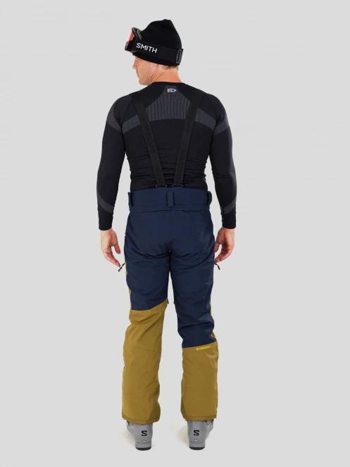 Fundango Teak Colourblock Pants męski spodnie narciarskie ciemnoniebieski 3