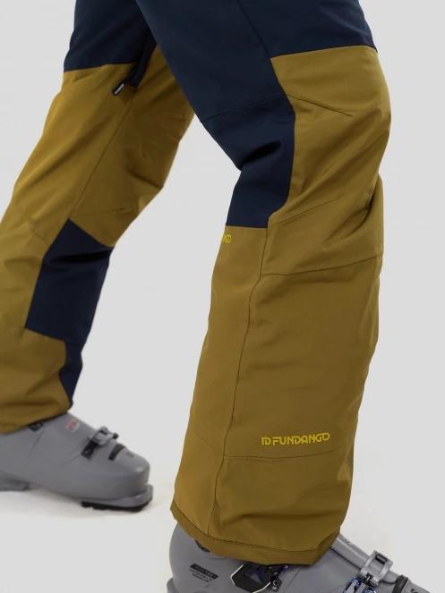 Fundango Teak Colourblock Pants męski spodnie narciarskie ciemnoniebieski 7