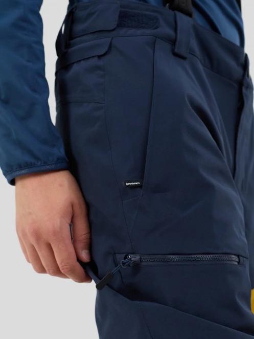 Fundango Teak Colourblock Pants męski spodnie narciarskie żółty 8
