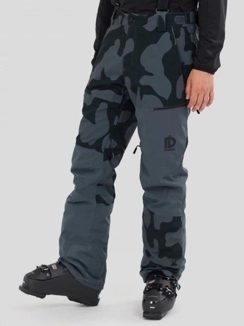 Fundango Teak Colourblock Pants męski spodnie narciarskie szary 2