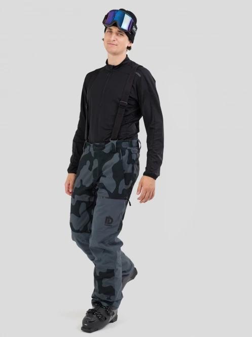 Fundango Teak Colourblock Pants męski spodnie narciarskie szary 4