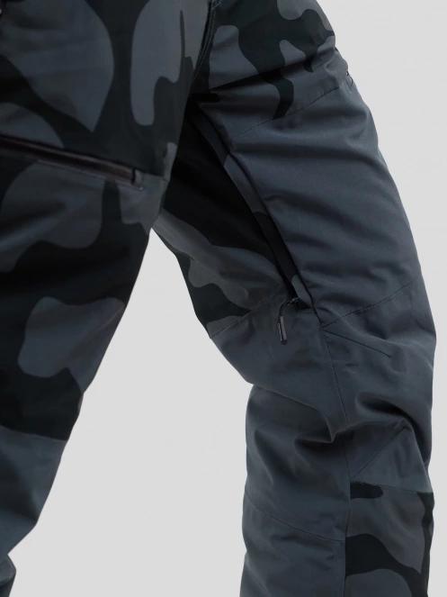 Fundango Teak Colourblock Pants męski spodnie narciarskie szary 6