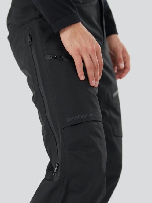 Fundango Artane 3L Shell Pants męski spodnie czarny 6