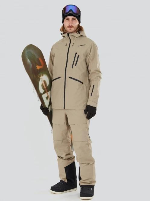 Fundango Benton 3L Bib Pants męski spodnie narciarskie piasek 4