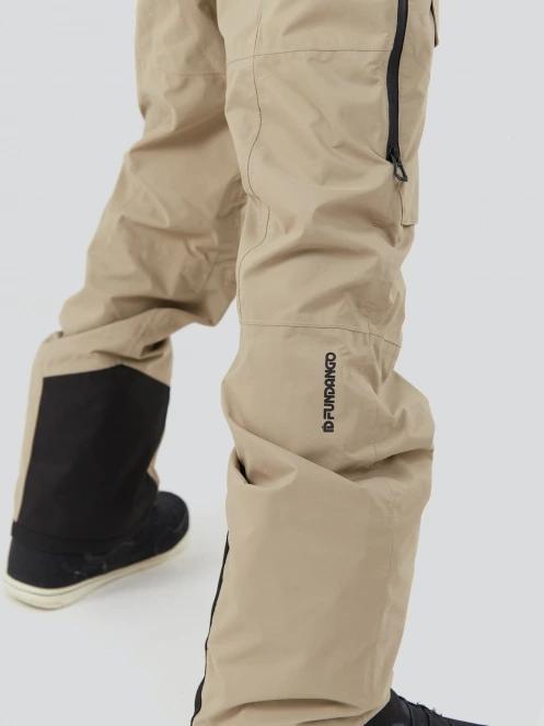 Fundango Benton 3L Bib Pants męski spodnie narciarskie piasek 9