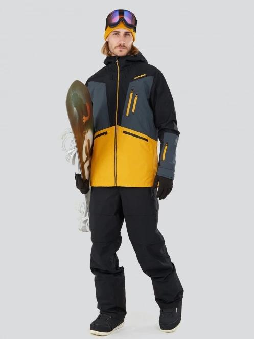 Fundango Benton 3L Bib Pants męski spodnie narciarskie czarny 5