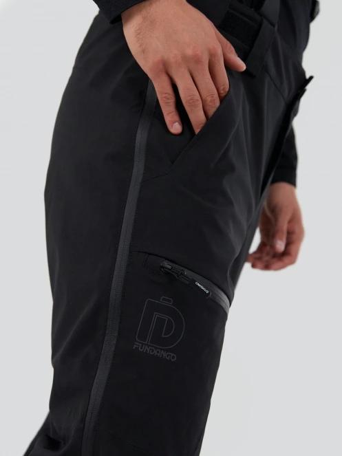 Fundango Mugo Fullzip Pants męski spodnie narciarskie czarny 7
