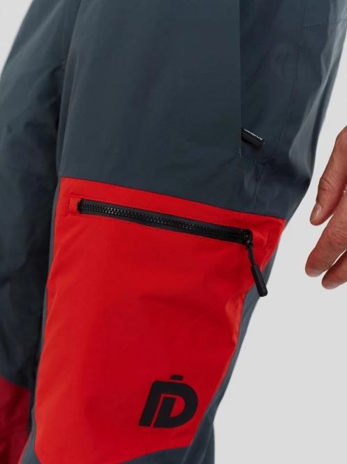 Fundango Nexara ECO 3L Pants męski spodnie narciarskie czerwony 7