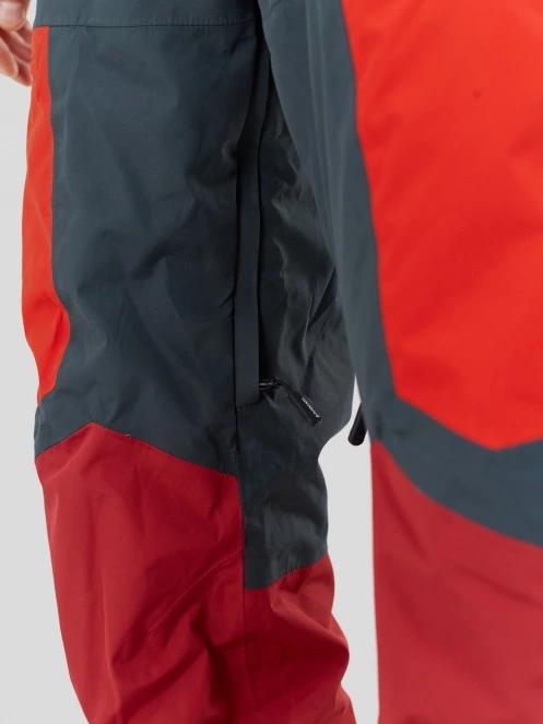 Fundango Nexara ECO 3L Pants męski spodnie narciarskie czerwony 8