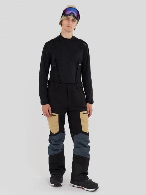 Fundango Nexara ECO 3L Pants męski spodnie narciarskie piasek 2