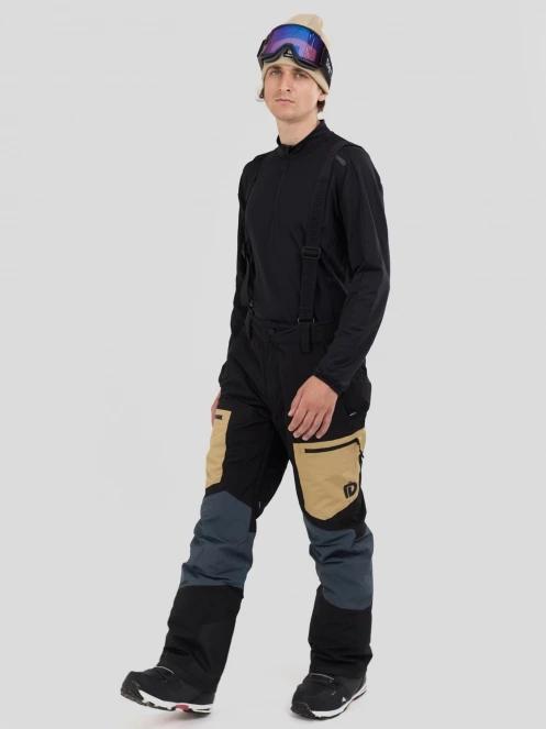 Fundango Nexara ECO 3L Pants męski spodnie narciarskie piasek 5