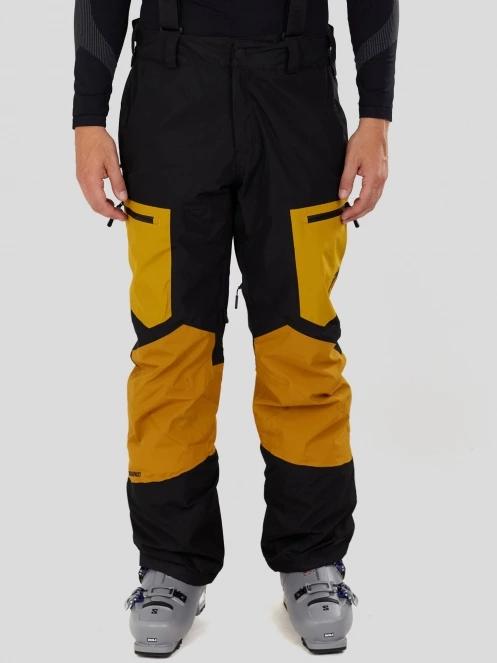 Fundango Nexara ECO 3L Pants męski spodnie narciarskie żółty 2