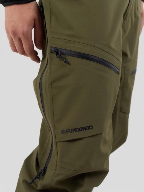 Fundango Artane ECO 3L Shell Pants męski spodnie zielony 6
