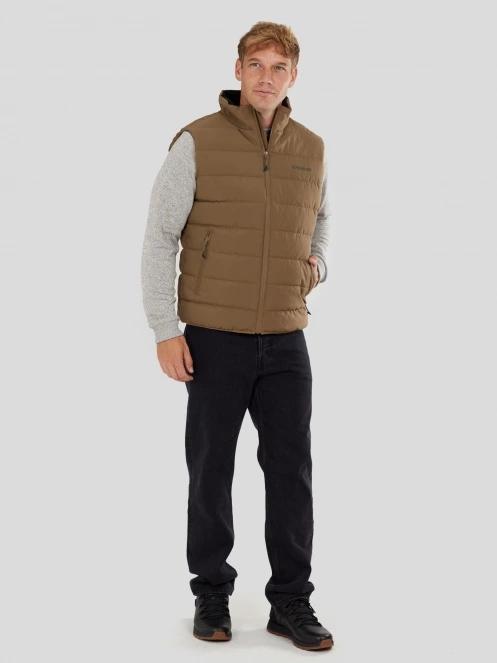 Fundango Vance Padded Vest męski kamizelka brąz 4