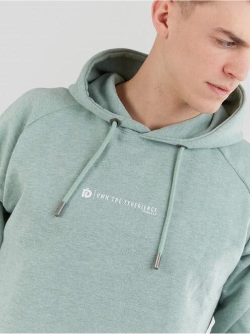 Fundango Talis Hooded Sweatshirt męski sweter z kapturem zielony 6