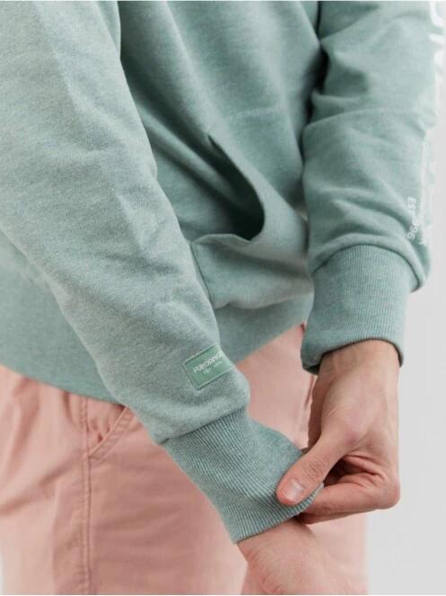 Fundango Talis Hooded Sweatshirt męski sweter z kapturem zielony 7