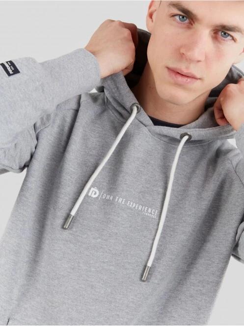 Fundango Talis Hooded Sweatshirt męski sweter z kapturem szary 7