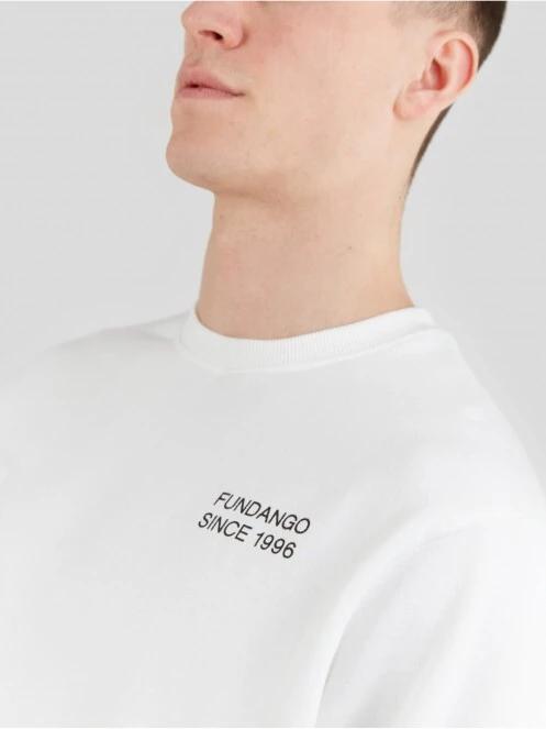 Fundango Warren Sweatshirt męski sweter biały 5
