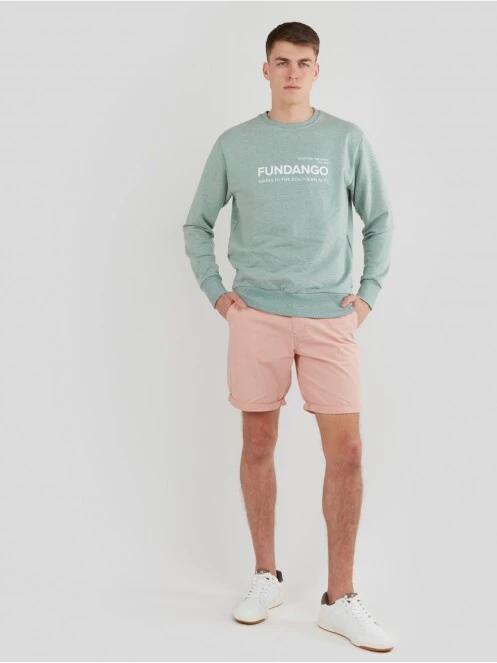 Fundango Warren Sweatshirt męski sweter zielony 4
