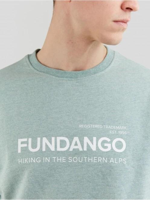 Fundango Warren Sweatshirt męski sweter zielony 5