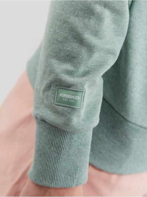 Fundango Warren Sweatshirt męski sweter zielony 6