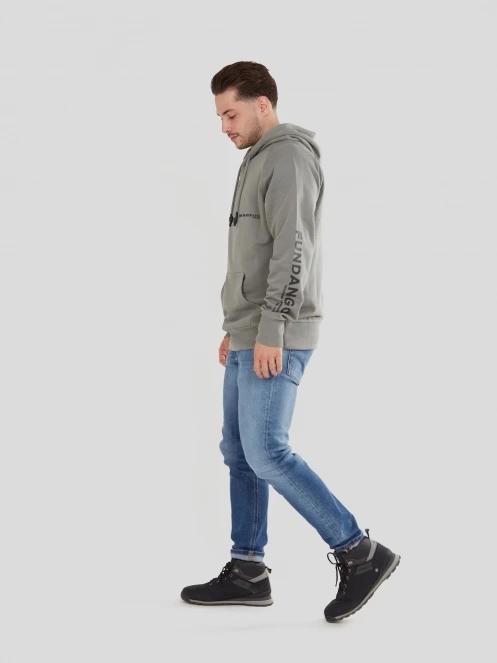 Fundango Talis Hooded Sweatshirt męski sweter zielony 4