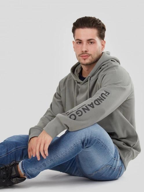 Fundango Talis Hooded Sweatshirt męski sweter zielony 5