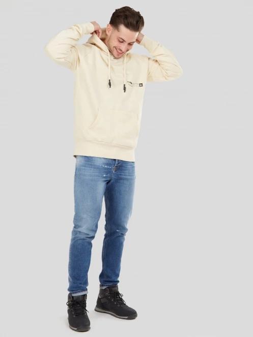Fundango Talis Hooded Sweatshirt męski sweter piasek 4