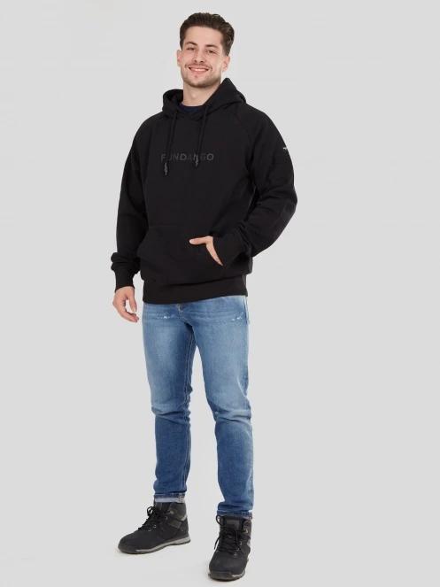 Fundango Talis Hooded Sweatshirt męski sweter czarny 4