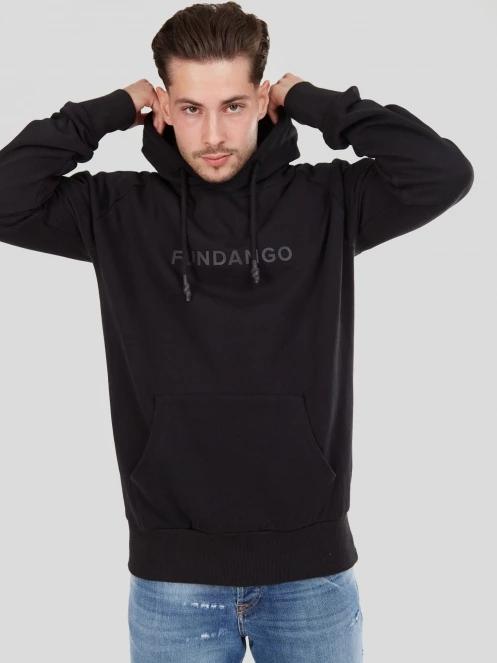Fundango Talis Hooded Sweatshirt męski sweter czarny 5