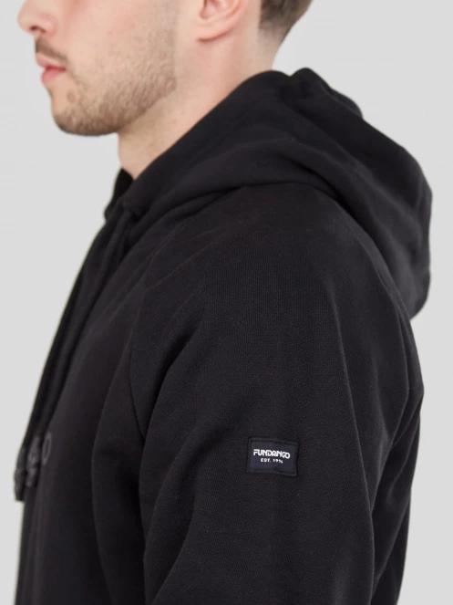 Fundango Talis Hooded Sweatshirt męski sweter czarny 7