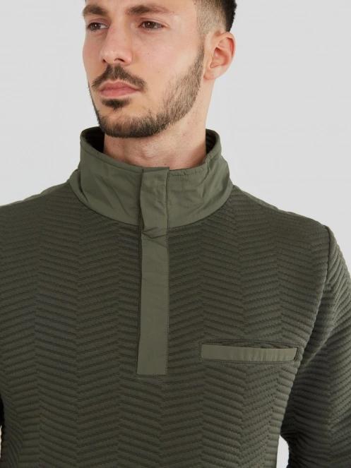 Fundango Vertigo Sweatshirt męski sweter oliwka 5