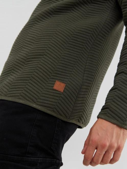 Fundango Vertigo Sweatshirt męski sweter oliwka 6