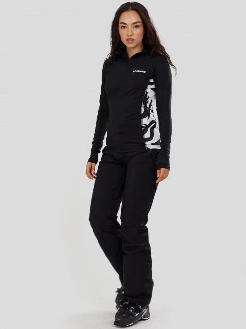 Fundango Yade II Baselayer Top damski koszulka bieliźniana czarny 4