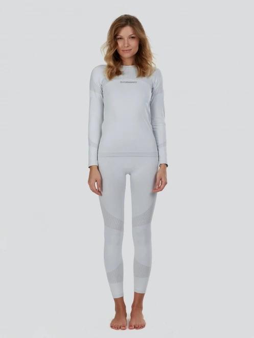 Fundango Seamless Baselayer Set damski komplet bielizny piasek 2
