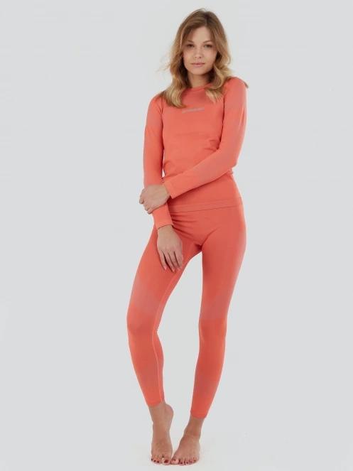 Fundango Seamless Baselayer Set damski komplet bielizny różowy 2