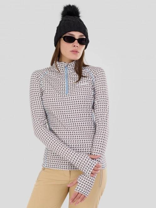 Fundango Yade III Baselayer Top damski koszulka bieliźniana biały 2