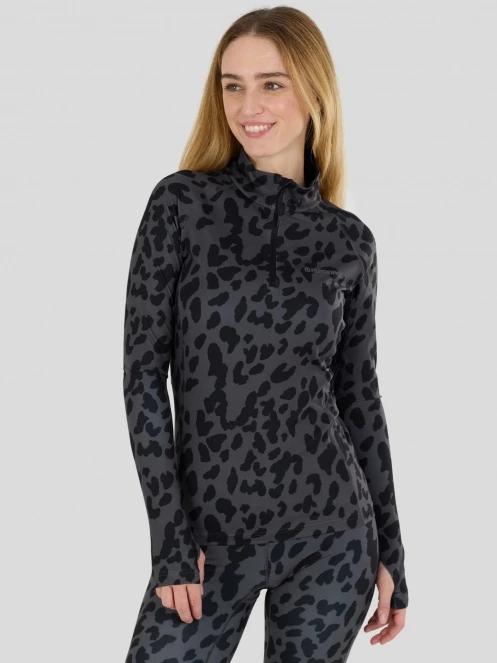 Fundango Yade III Baselayer Top damski koszulka bieliźniana czarny 2