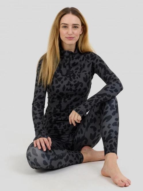 Fundango Yaris III Baselayer Bottom damski spodnie bieliźniane czarny 5