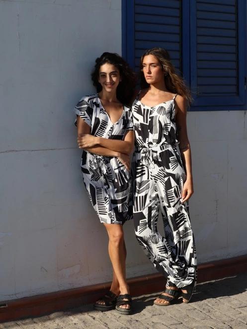 Fundango Alisha Jumpsuit damski kombinezon czarny 8