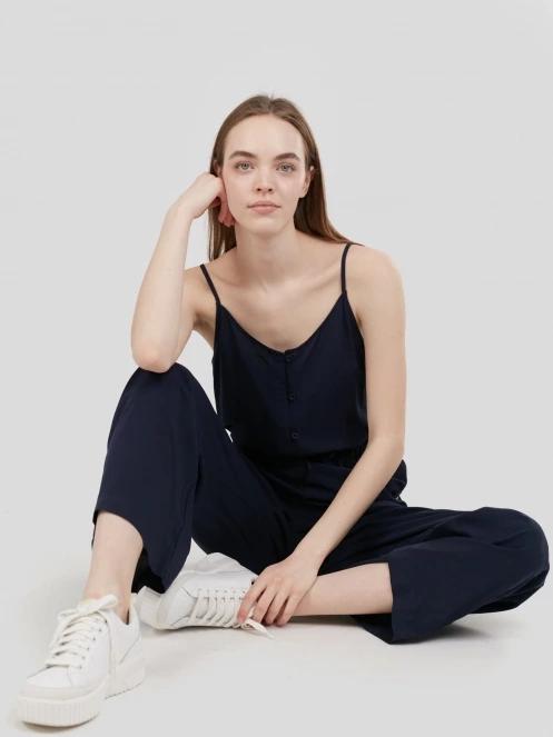 Fundango Alisha Jumpsuit damski kombinezon ciemnoniebieski 5