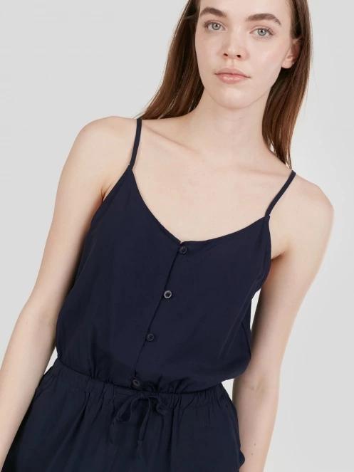 Fundango Alisha Jumpsuit damski kombinezon ciemnoniebieski 6
