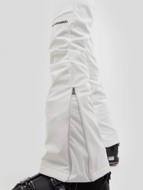 Fundango Galena Softshell Pants damski spodnie narciarskie biały 8