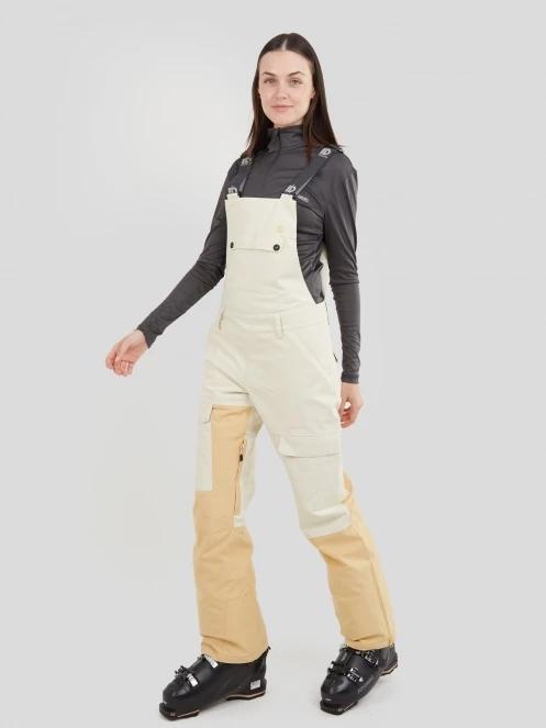 Fundango Sakura Bib Pants damski spodnie narciarskie żółty 4