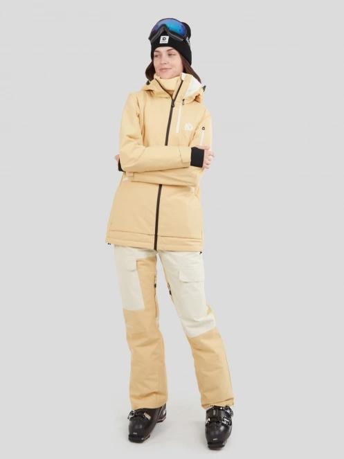 Fundango Sakura Bib Pants damski spodnie narciarskie żółty 5