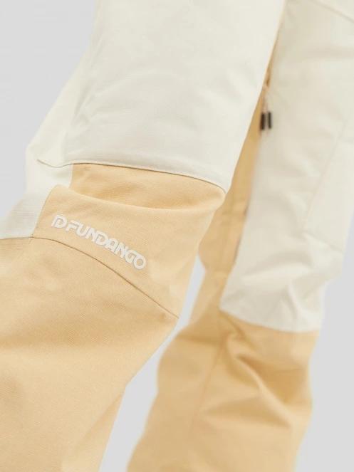 Fundango Sakura Bib Pants damski spodnie narciarskie żółty 9