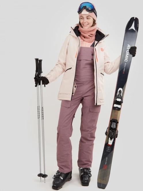 Fundango Sakura Bib Pants damski spodnie narciarskie fiolet 6