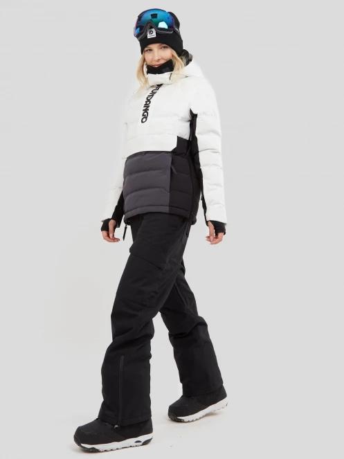 Fundango Sakura Bib Pants damski spodnie narciarskie szary 5
