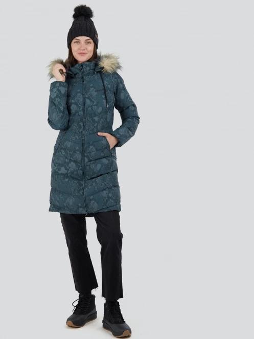 Fundango Puppis Padded Jacket damski kurtka zimowa zielony 4